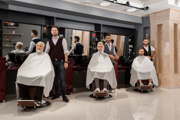 Atendimento em barbearia e salão com agente de IA